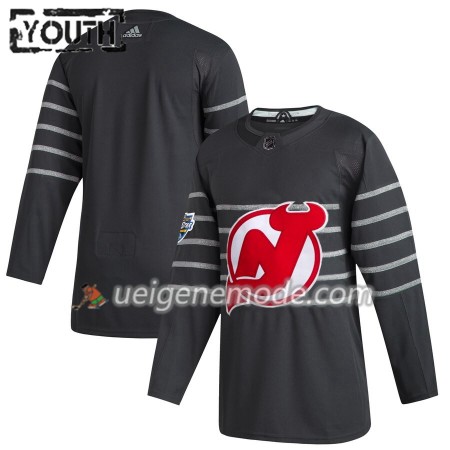 Kinder New Jersey Devils Trikot Blank Grau Adidas 2020 NHL All-Star Authentic